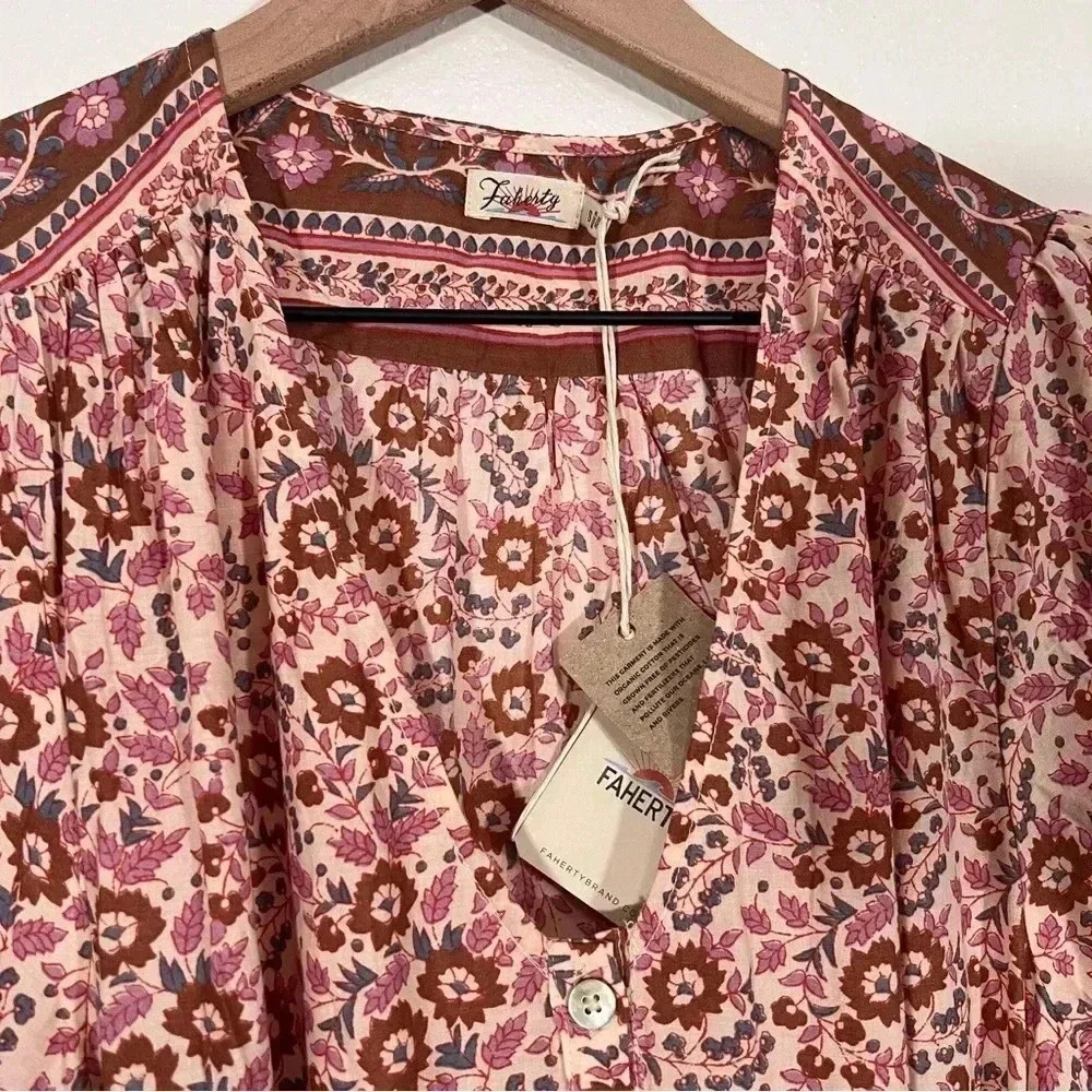 NWT Faherty Women's Orinda Maxi Dress - Picture 5 of 10